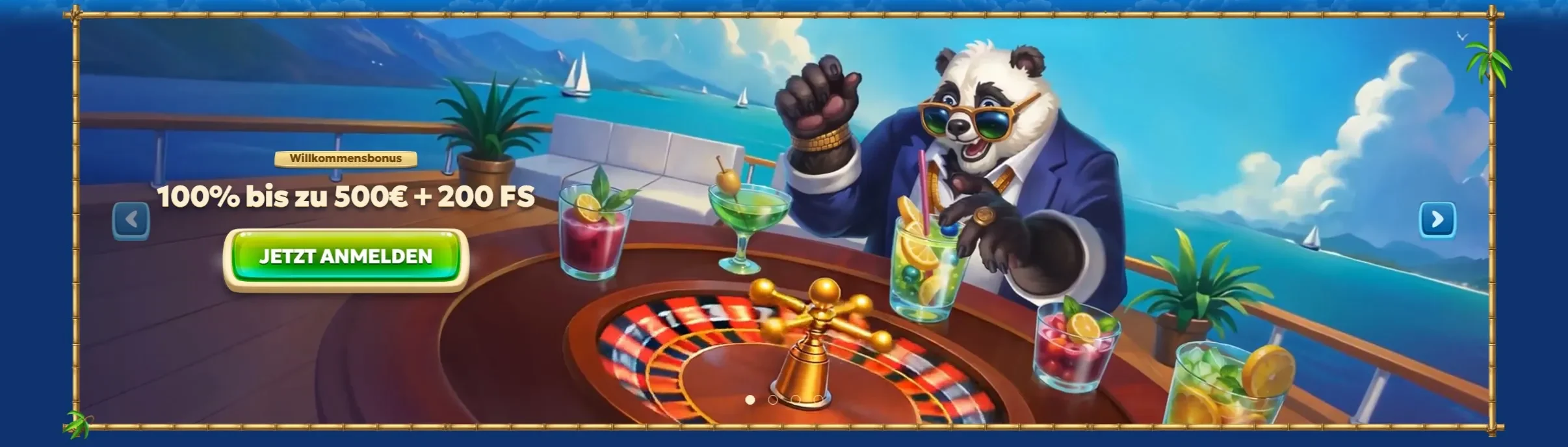 Pandido Casino Banner PC